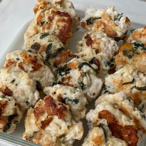 てきなーすの作ってみた!投稿(鶏胸肉で！【大葉とチーズのコロコロ焼き】)