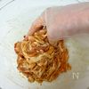 レンジで簡単!豚こまとピーマンの甘辛ごま味噌蒸しの工程3