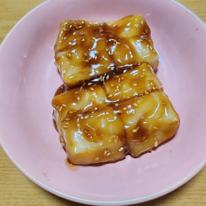 ナムディの作ってみた!投稿(【ごまが香ばしい】家族大絶賛！みたらし風甘じょっぱ焼きもち)