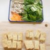 【冷凍作り置き】厚揚げと小松菜のしょうゆ炒めの下準備