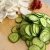 長芋きゅうりのひじき梅【白だしだけ】の工程2