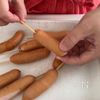 【ホットケーキミックスで♡さくふわアメリカンドッグ】大人気!の工程1