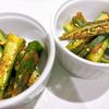 ねこまりも🐈⬛の作ってみた!投稿(【おくらのサブジ】3分で完成!一瞬でなくなる野菜のおつまみ)