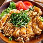 【レンチン6分超柔らかい♡】青じそ香る鶏肉の甘酢マヨチキン