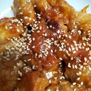 1207859の作ってみた!投稿(油に秘訣あり！絶品ヤンニョムチキン)