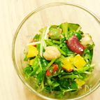 お豆と豆苗のサラダ