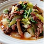 ご飯のでおかず☆白菜と牛肉の和風だし煮