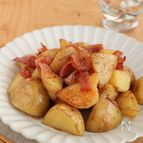 新じゃがとベーコンのコク旨牡蠣だししょうゆソテー