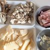 旬のおつまみ【たけのこと舞茸のベーコンペペロン炒め】の工程1