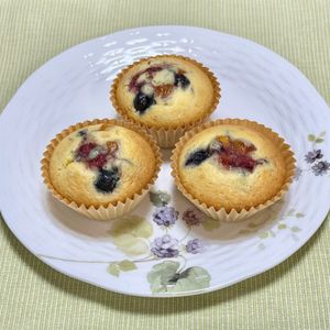 キャピタンの作ってみた!投稿(誰でも失敗なし！ミックス使用の簡単ブルーベリーマフィン)