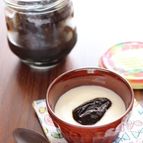 プルーンの紅茶煮・ヨーグルトのせ