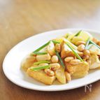 厚揚げと大豆のカレー炒め