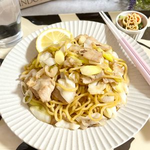 のりのり🐾🎀🤍の作ってみた!投稿(もっちもち！上海風焼きそば)