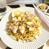のりのり🐾🎀🤍の作ってみた!投稿(もっちもち!上海風焼きそば)