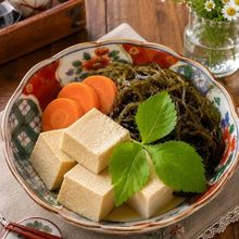 高野豆腐と切り昆布の煮物【作り置き】