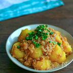 じゃがいもとえのきとひき肉のホクとろ煮