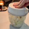 10分で完成！【ハンバーグ丼】の工程1