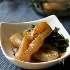 作り置きに！こんにゃくとわかめの甘辛煮