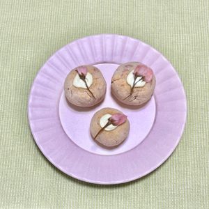 キャピタンの作ってみた!投稿(春の香り♡桜の米粉スコーン)