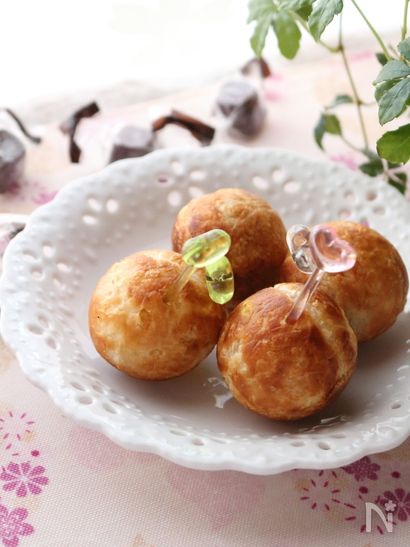 たこ焼きプレートでパイが焼ける！？まんまるチョコパイ