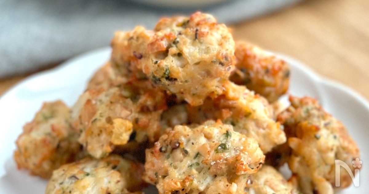 箸がとまらない／鶏ひき肉とミックスビーンズのチキンナゲット