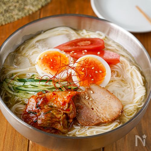 【男子大絶賛！！冷麺風そうめん】簡単なのに本格的♪