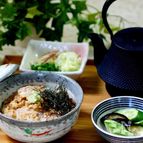 練りごまたっぷりのカンパチ茶漬け
