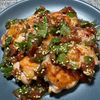 楽ラク手抜キッチン🐶🐾の作ってみた!投稿(さっぱり美味しい♪鶏もも肉の梅ポン中華ダレがけ)
