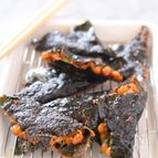 納豆の海苔はさみ揚げ