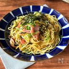 レンジで3分！【高菜ベーコン焼きそば】