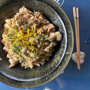 Memento-MORIの作ってみた!投稿(重厚な味と軽やかさ「ゆず香る里芋と塩昆布の釜飯」)