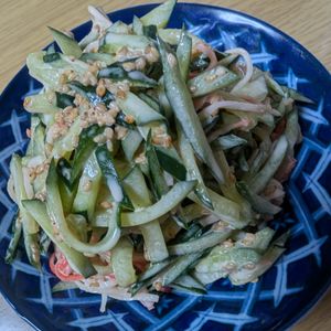 花月雨音🪷の作ってみた!投稿(カニカマきゅうりのごまマヨサラダ【#作り置き#大量消費】)