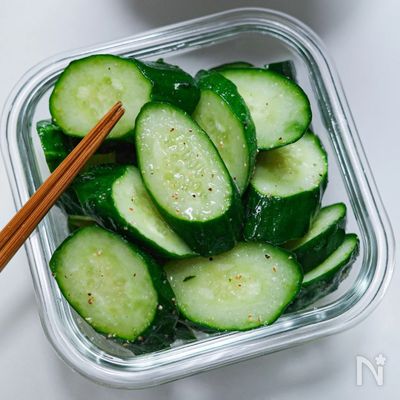子ども爆食べ!無限旨塩きゅうり