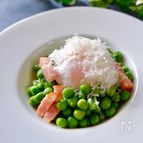 サイゼリヤの青豆の温サラダを冷凍グリーンピースでレシピ再現