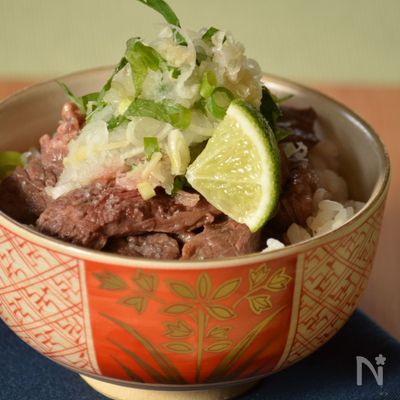 涼！牛ハラミの薬味おろし丼