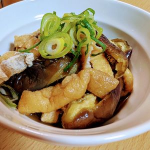 まゆのの作ってみた!投稿(【なすとお揚げのちょっぱや煮】アツアツでも冷やして食べても◎)