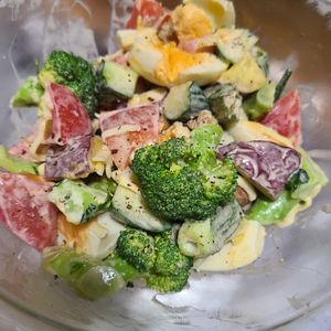 Lalaの作ってみた!投稿(簡単すぎる♩栄養満点！混ぜ混ぜコブサラダ)