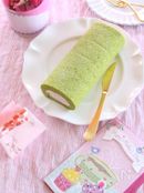 究極しっとりふわふわ！抹茶のロールケーキ