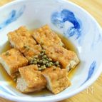 絹揚げの山椒煮