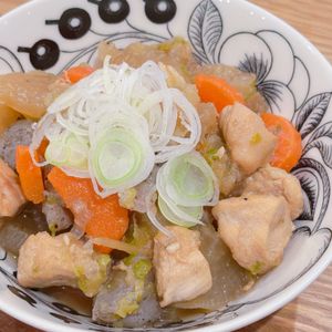 ミルクの作ってみた!投稿(味付け簡単！【鶏肉の具だくさんもつ煮風】)
