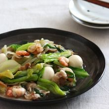 春キャベツの八宝菜。
