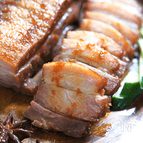 漬け込んで焼くだけ♪豚バラ肉のチャーシュー風