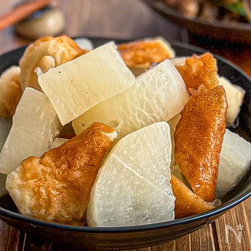白だしで絶品《大根とちくわ♡柚子胡椒煮》