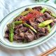 やみつきご飯泥棒★【牛肉とアスパラの黒胡椒炒め】
