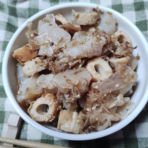 M＊Pの作ってみた!投稿(ちくわとこんにゃくの甘辛炒め かつおごまがらめ)