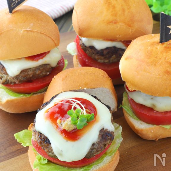 ボリューム満点＊クラシックスライダーバーガー