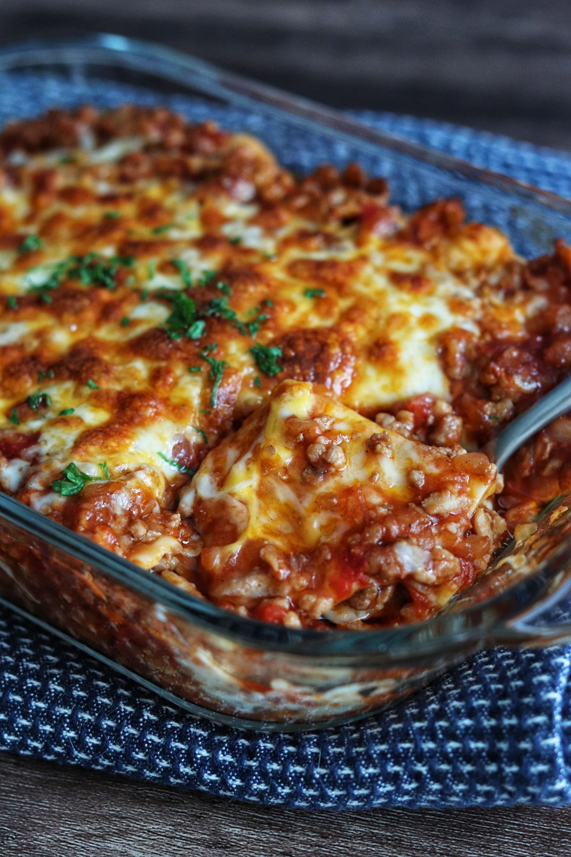 ラザニア風ミートグラタン