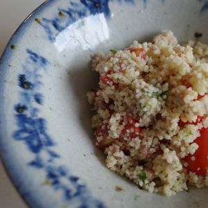 キビの作ってみた!投稿(メインにも！お弁当にも！彩り野菜マリネのクスクスサラダ)