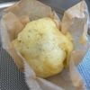 よったんの作ってみた!投稿(作業時間5分フライパンでモチふわ【バナナヨーグルト蒸しパン】)