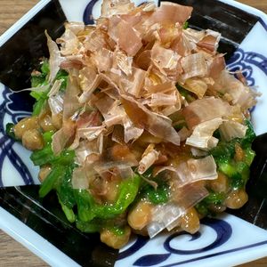 楽ラク手抜キッチン🐶🐾の作ってみた!投稿(カブの葉と納豆の和え物)